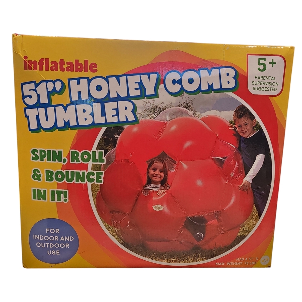 Inflatable honey comb tumbler